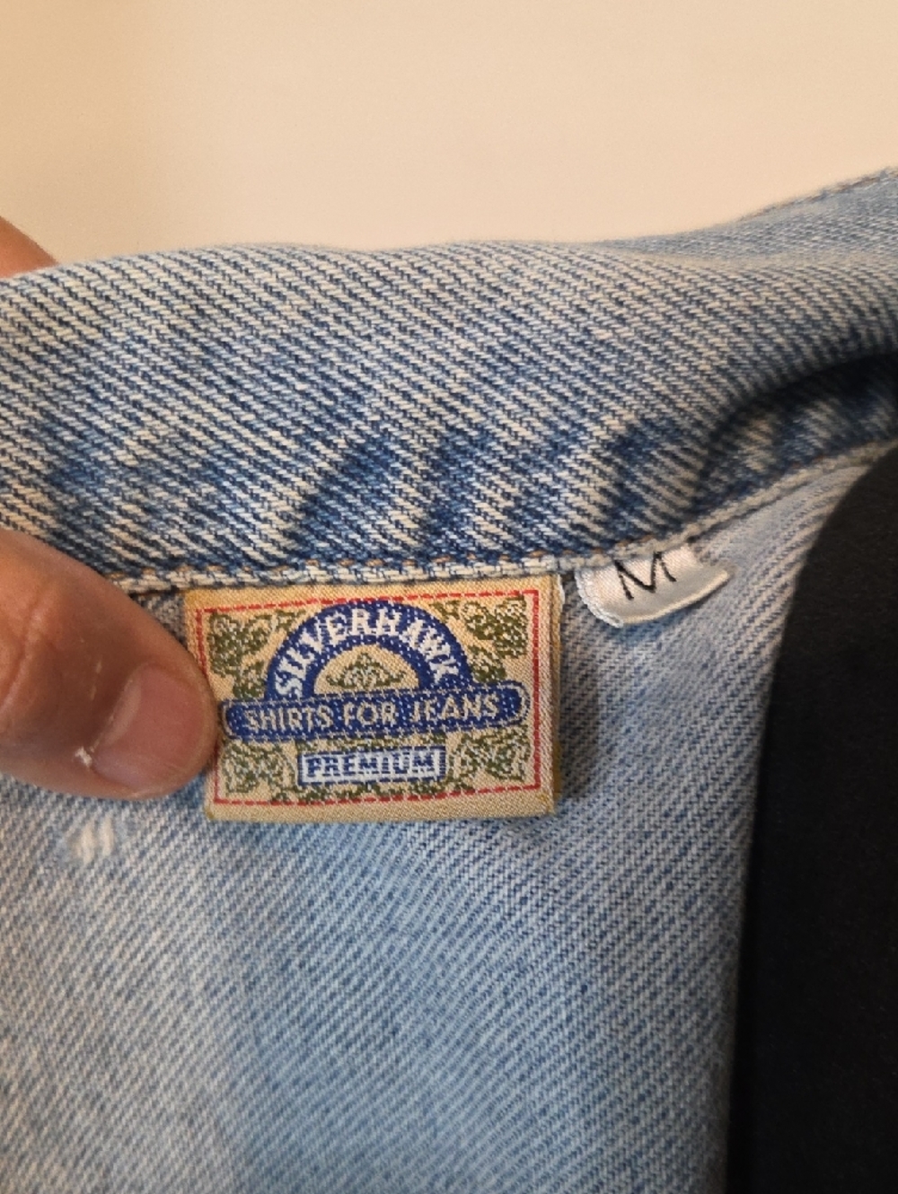 SilverHawk Light Blue Denim Sleeveless Button-Up Vest Cottagecore Biker Layer - Picture 7 of 9